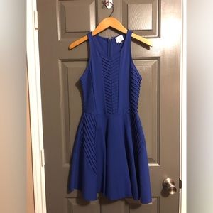Revolve Parker Leeds Sleeveless Halter Bluette Bodycon Knit Dress Size M